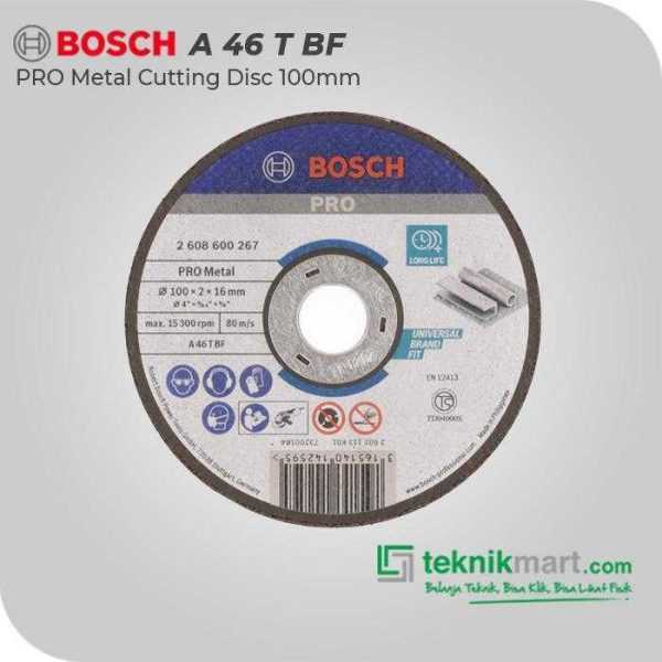 BOSCH A 46 T BF METAL CUTTING DISC EXPERT RANGE 100MM 16MM 2.0MM