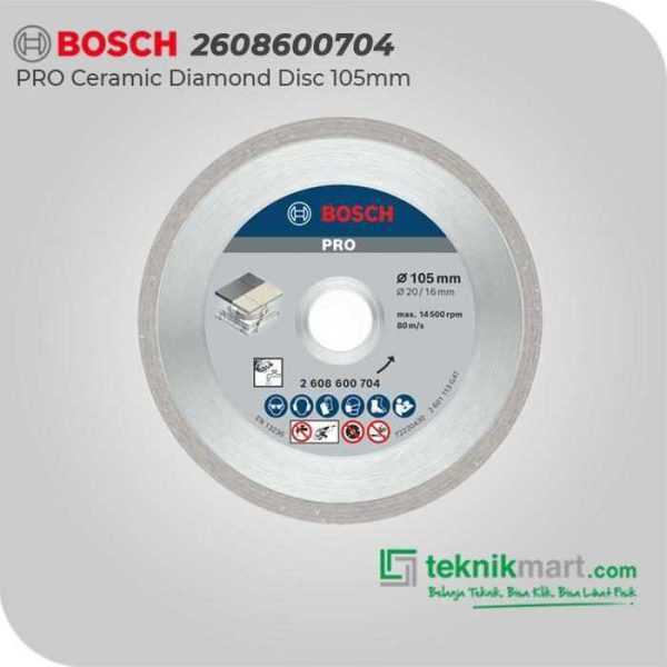 BOSCH DIAMOND CUTTING DISC BEST FOR CERAMIC CONTINUES 105X20/16X1.7X5MM