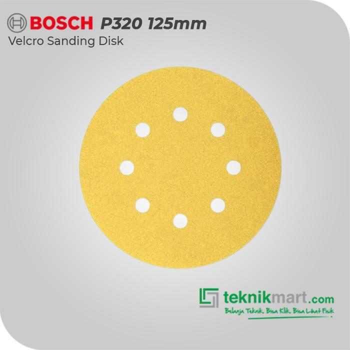 BOSCH P320 VELCRO SANDING DISC 8 HOLES 125MM