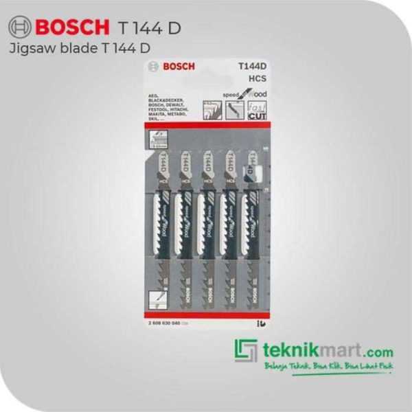 BOSCH T 144 D JIGSAW BLADE SPEED FOR SOFT WOOD 100MM (5 PCS)