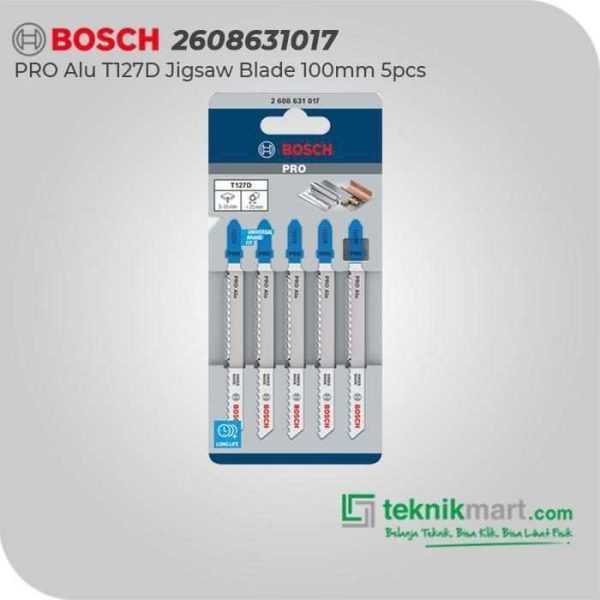 BOSCH T 127 D JIGSAW BLADE SPECIAL FOR ALUMUNIUM 100MM (5 PCS)