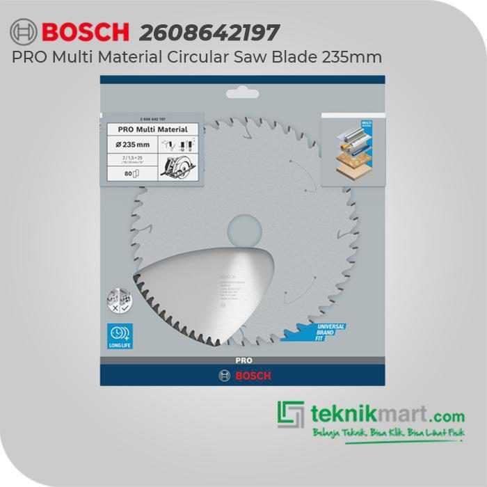 BOSCH CIRCULAR SAW BLADES FOR MULTI MATERIAL 235X25/16/5/8"X2MM 80T