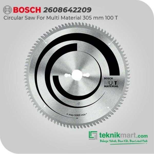 BOSCH CIRCULAR SAW BLADES FOR MULTI MATERIAL 305X30/20/25X2.7MM 100T