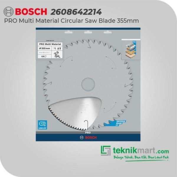 BOSCH CIRCULAR SAW BLADES FOR MULTI MATERIAL 356X30/20/25X3MM 120T