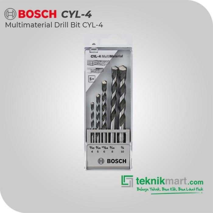 BOSCH CYL-4 MULTI PURPOSE DRILL BITS SET 5PCS (4,5,6,8,10)