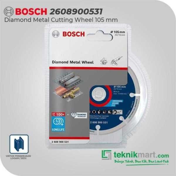 BOSCH DIAMOND METAL CUTTING WHEEL 105x20/16 MM