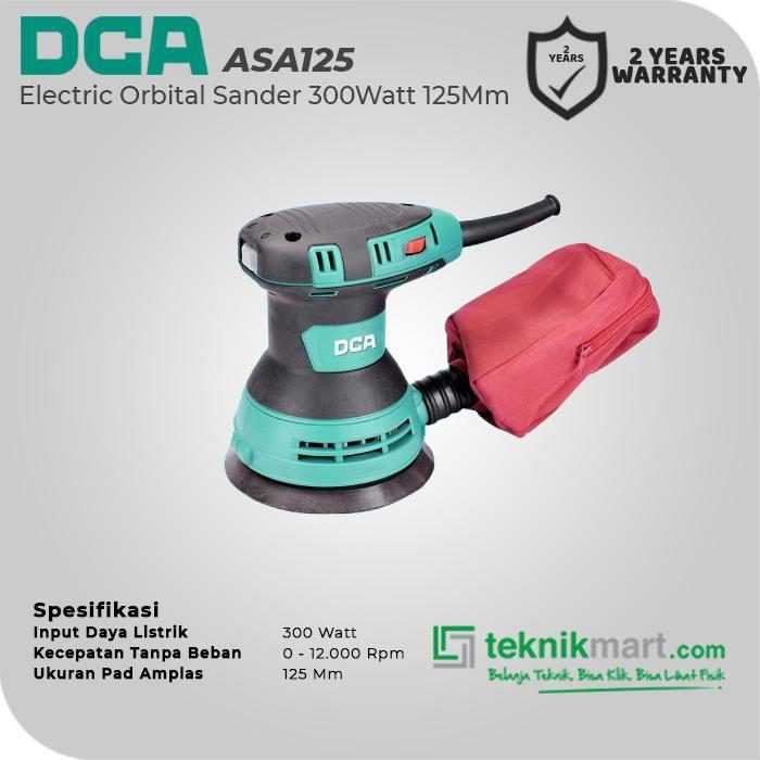 DCA ASA125 RANDOM ORBITAL SANDER 300WATT 125MM - Image 2