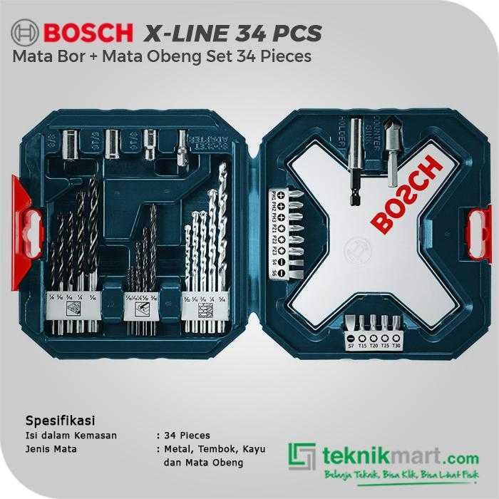BOSCH 34 X-LINE DRILL AND SCREWDRIVER BIT MIXED SET - Image 2