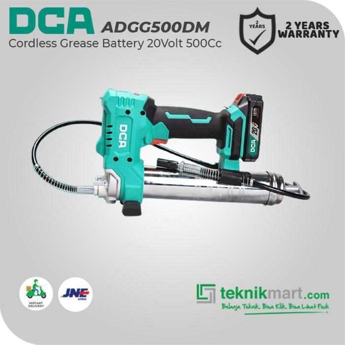 DCA ADGG500DM CORDLESS GREASE GUN 20VOLT 1.000PSI (1X BATT 2.0AH, 1X CHARGER, CASE) - Image 3