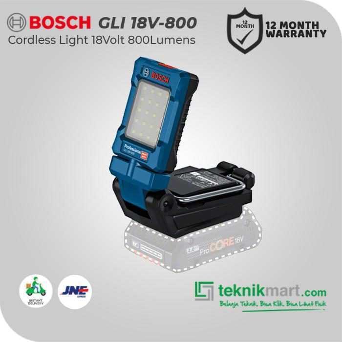 BOSCH GLI 18V-800 LED WORK LIGHTS 18VOLT 800LUMENS (UNIT ONLY) - Image 3