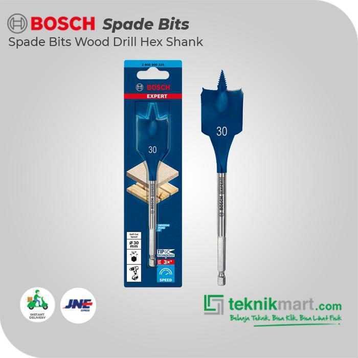 BOSCH SPADE BITS (SELF CUT SPEED) WOOD DRILL BITS 30X152MM HEX SHANK - Image 3
