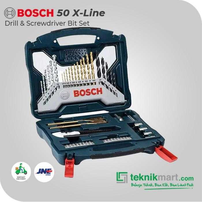 BOSCH 50 X-LINE DRILL & SCREWDRIVER BIT MIXED SET - Image 3
