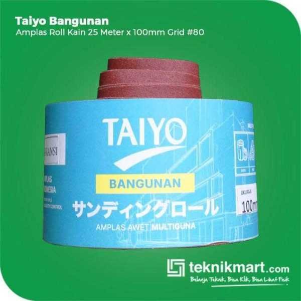 TAIYO BANGUNAN AMPLAS ROLL KAIN GRID #80 25METERX100MM