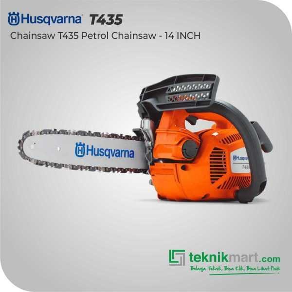 HUSQVARNA T435 - 14" CHAINSAW TOP HANDLE SN 3/8" MINI W/H37 CHAIN