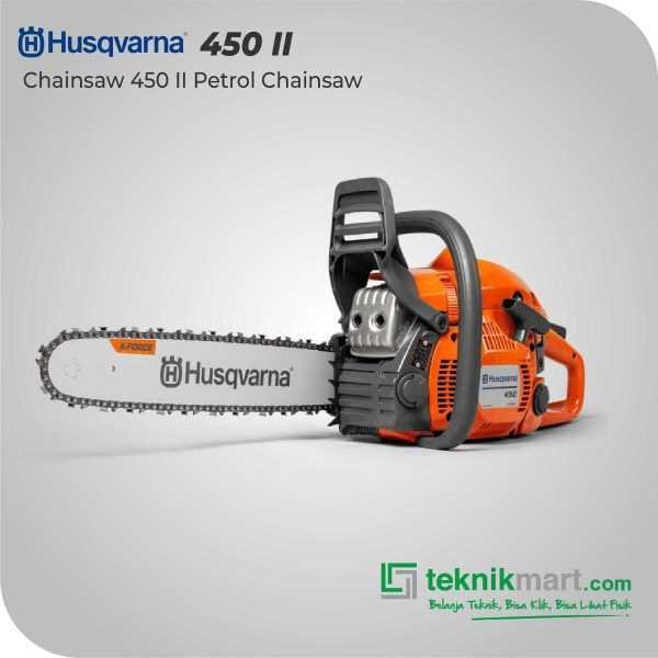HUSQVARNA 450 II - 18" CHAINSAW .325" W/SP33G X-CUT CHAIN