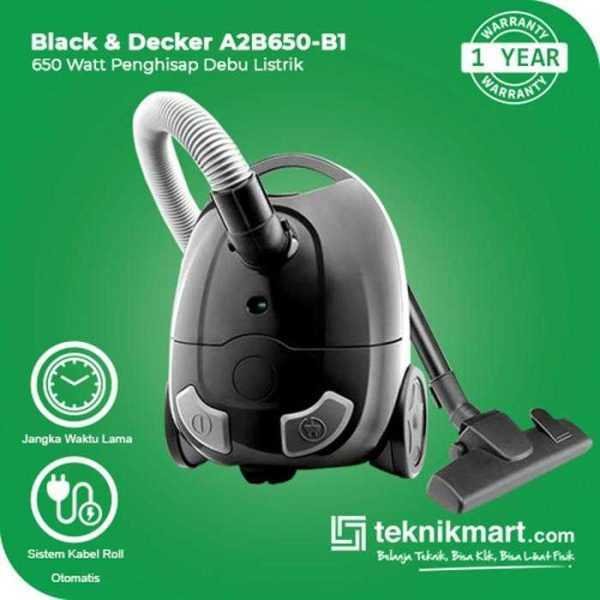 BLACK AND DECKER A2B650 VACUUM CLEANER 650 WATT
