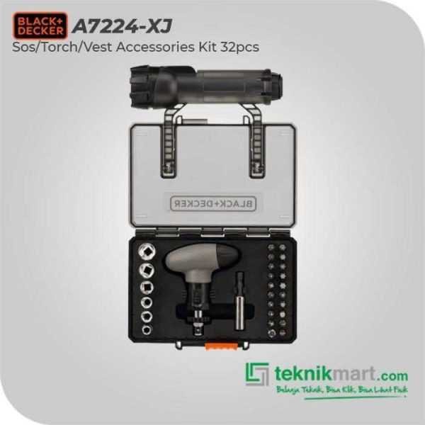 BLACK AND DECKER A7224 SOS/TORCH/VEST ACCESSORIES KIT 32 PCS