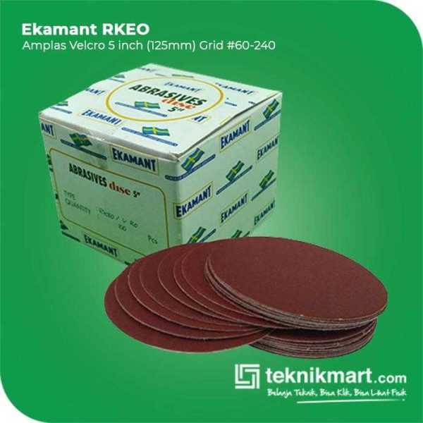 EKAMANT RKEO AMPLAS DISC VELCRO GRID #80 5 INCH