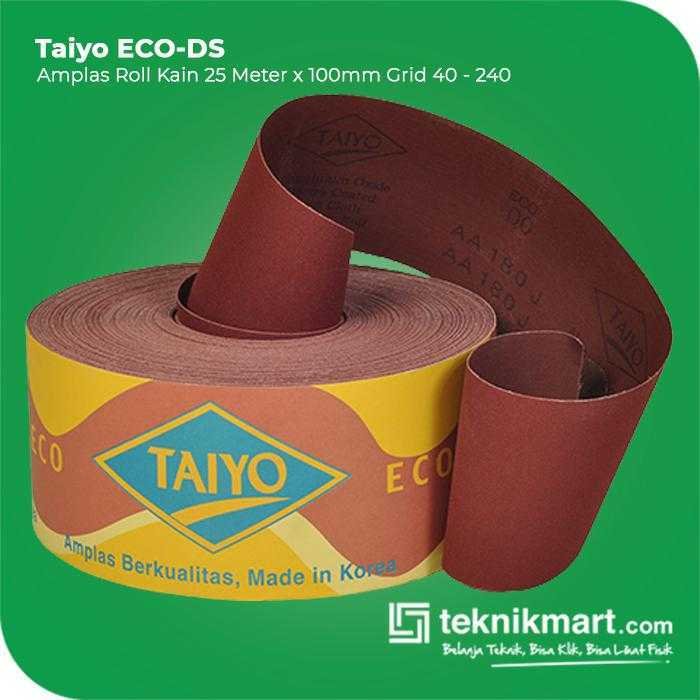 TAIYO ECO DS AMPLAS ROLL KAIN GRID #120 25METERX100MM