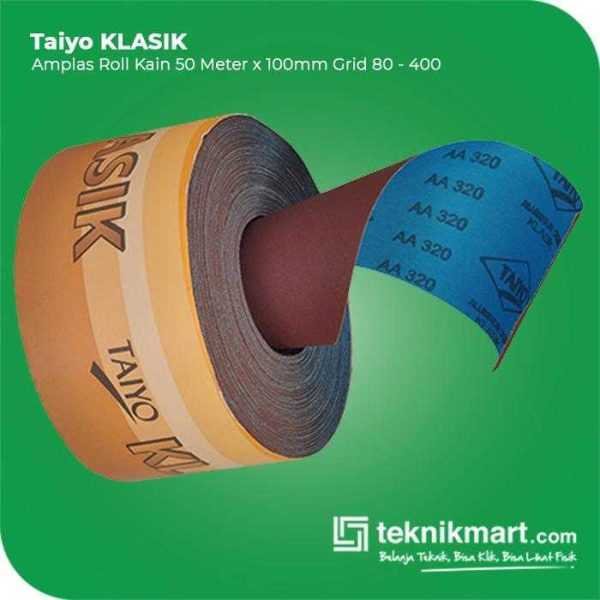 TAIYO KLASIK AMPLAS ROLL KAIN GRID #180 50METERX100MM