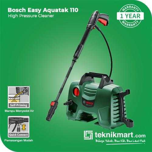 BOSCH EASY AQUATAK 110 HIGH PRESSURE WASHER 1300WATT 110BAR