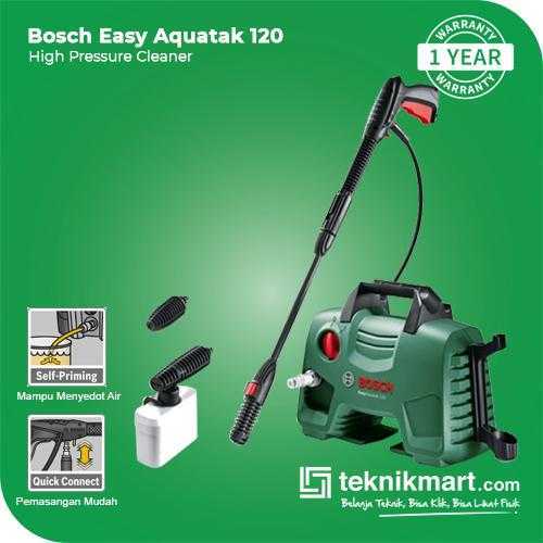 BOSCH EASY AQUATAK 120 HIGH PRESSURE WASHER 1500WATT 120BAR