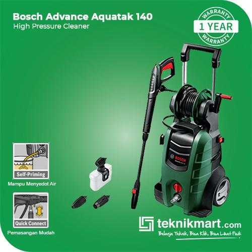 BOSCH ADVANCED AQUATAK 140 HIGH PRESSURE WASHER 2100WATT 140 BAR