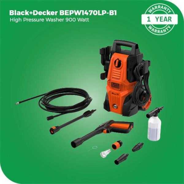 BLACK AND DECKER BEPWB1740LP HIGH PRESSURE CLEANER 900WATT 90 BAR