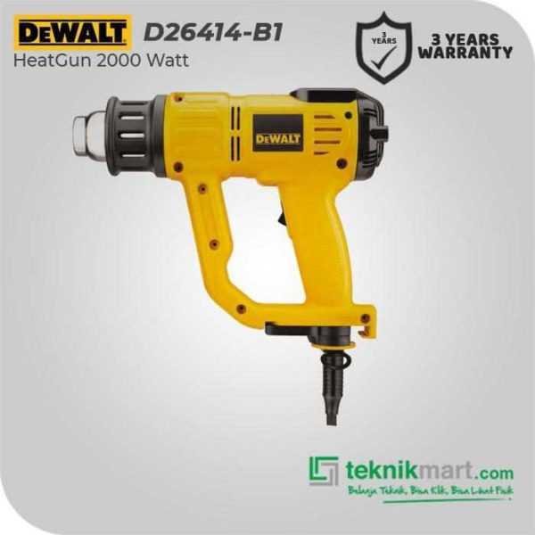 DEWALT D26414 HEAT GUN WITH LED 2000WATT