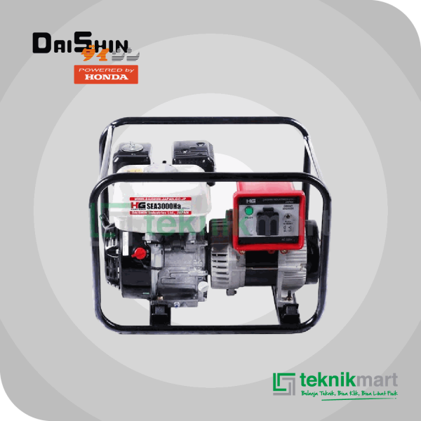 DAISHIN SEA 3000 HA AVR OPEN RECOIL GASOLINE GENERATOR 2KVA