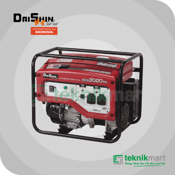 DAISHIN SEB 3000 HA AVR OPEN RECOIL GASOLINE GENERATOR 2KVA