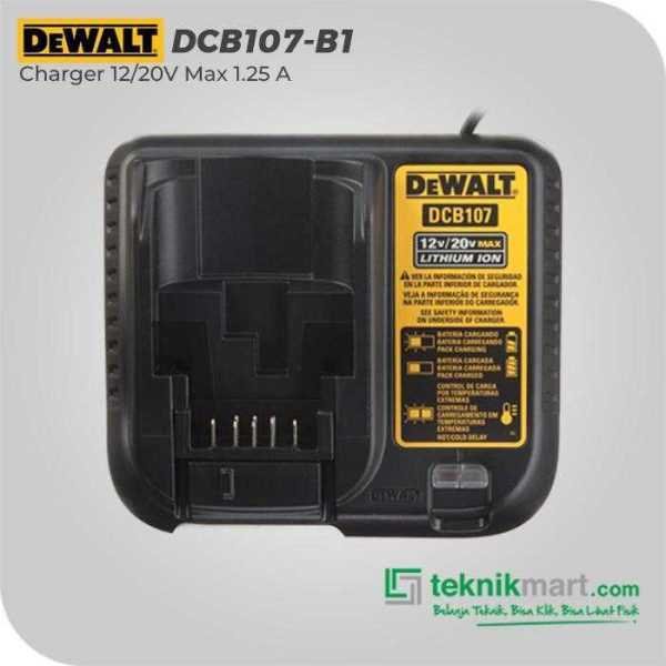 DEWALT DCB107 CHARGER 12/18V 1.25 A
