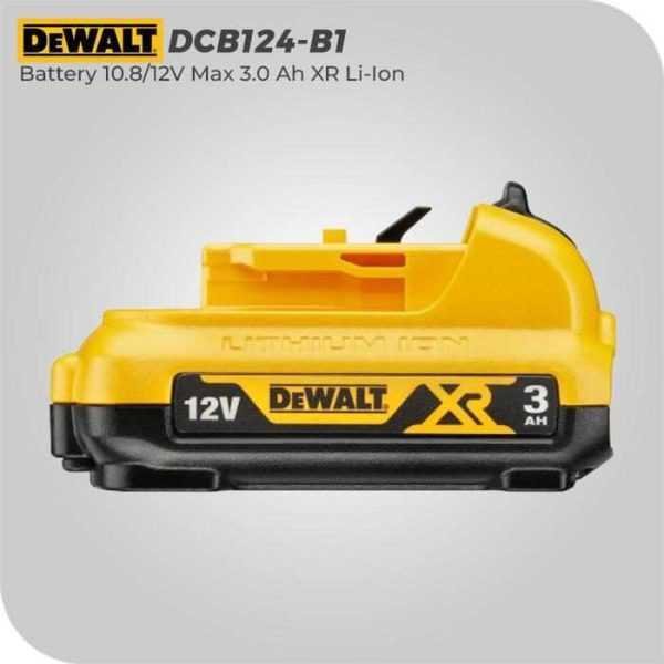 DEWALT DCB124 BATTERY 12V 3.0AH