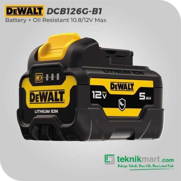 DEWALT DCB126G BATTERY + OIL RESISTANT 12V 5.0 AH