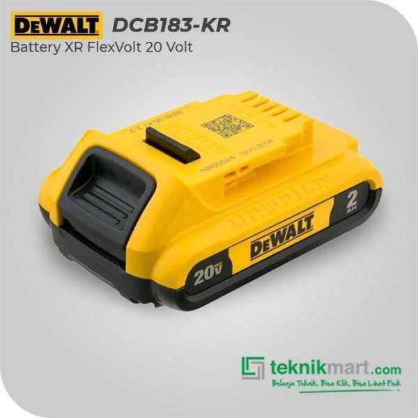DEWALT DCB183 BATTERY 18VOLT 2.0AH