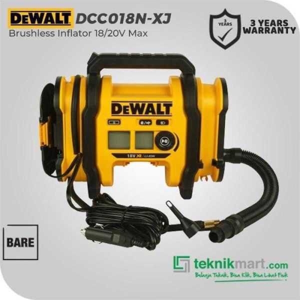 DEWALT DCC018N BRUSHLESS INFLATOR / COMPRESSOR 18VOLT 11BAR 160PSI (UNIT ONLY)