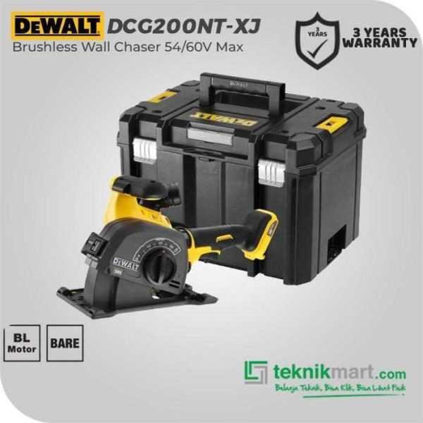 DEWALT DCG200NT BRUSHLESS WALL CHASER 54V 125MM 0-9.000 RPM (UNIT ONLY)