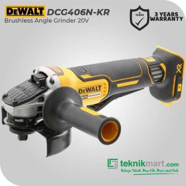 DEWALT DCG406N BRUSHLESS ANGLE GRINDER 20V MAX (UNIT ONLY)