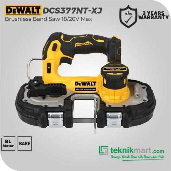 DEWALT DCS377NT BRUSHLESS BAND SAW 20V MAX + TSTAK CASE (UNIT ONLY)