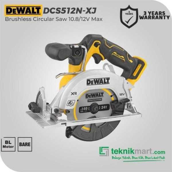 DEWALT DCS512N BRUSHLESS CIRCULAR SAW 12V 140MM 3600RPM (UNIT ONLY)