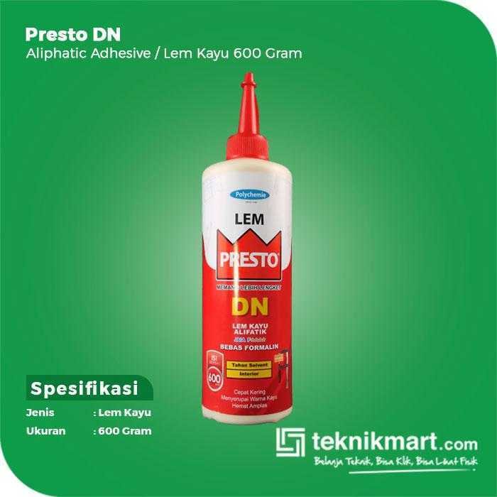 PRESTO DN ALIPHATIC ADHESIVE LEM KAYU 600GRAM - Image 2