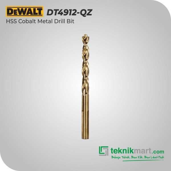 DEWALT DT4912-QZ HSS COBALT METAL DRILL BIT 8.0X75X117MM