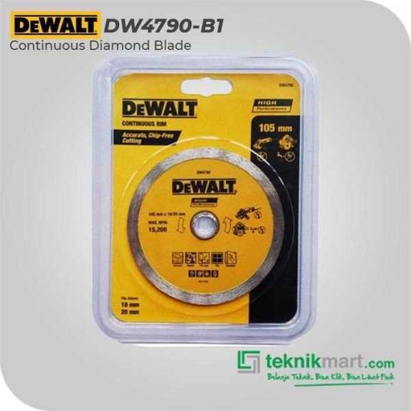 DEWALT DW4790 DIAMOND BLADE CONTINOUS WET FOR CERAMIC & GRANITE 105X16/20X2MM