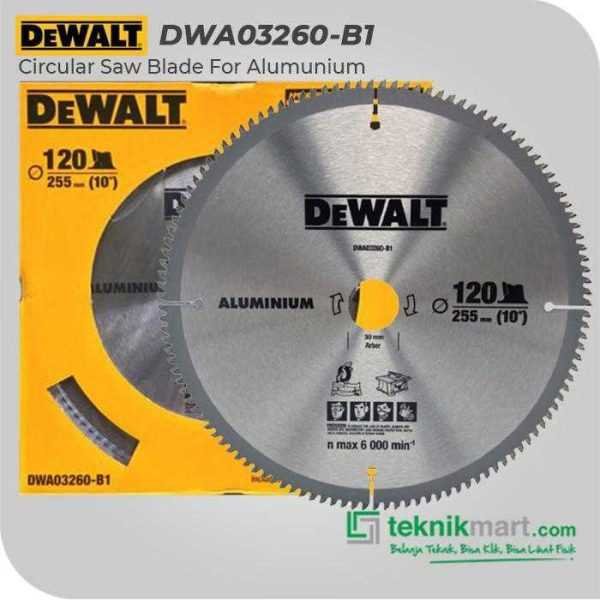 DEWALT DWA03260 CIRCULAR SAW BLADE FOR WOOD 255X30/25.4/20MM 120T