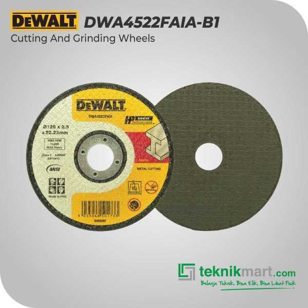 DEWALT DWA4522FAIA CUTTING WHEEL FOR METAL 125X2.5X22.2MM