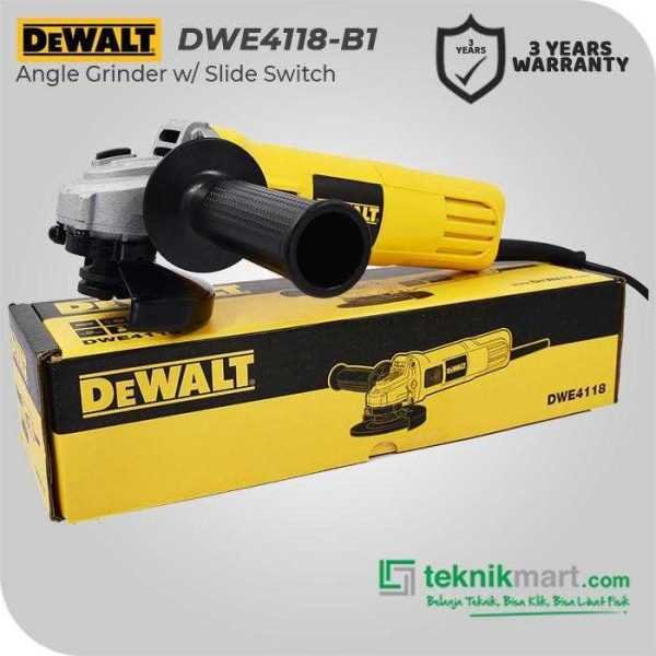 DEWALT DWE4118 ANGLE GRINDER PADDLE SWITCH 950WATT 100MM
