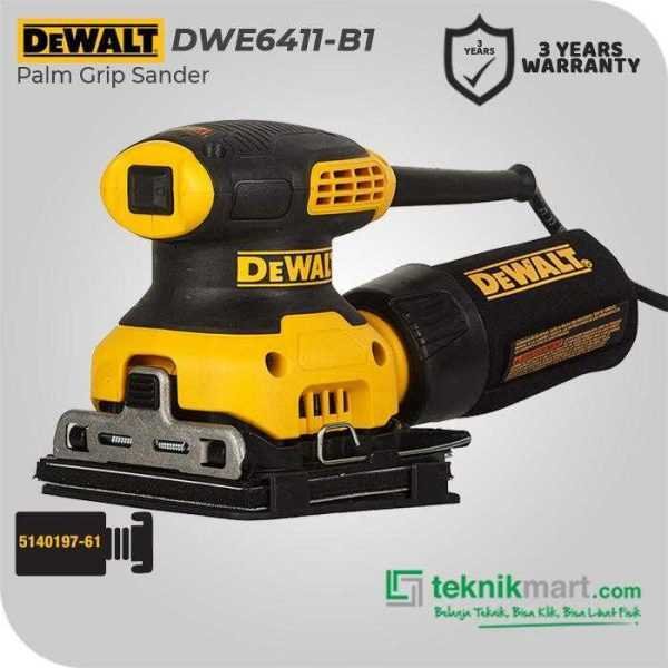 DEWALT DWE6411 PALM SANDER 230WATT 1/4"SHEET
