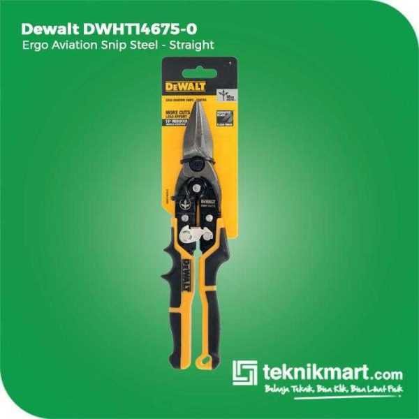 DEWALT DWHT14675-0 ERGO AVIATION SNIP STEEL - STRAIGHT