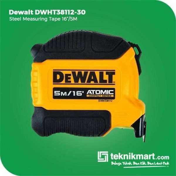 DEWALT DWHT38112-30 STEEL MEASURING TAPE 5M/16" ATOMIC COMPACT