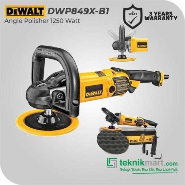 DEWALT DWP849X ANGLE POLISHER 1250WATT 180MM